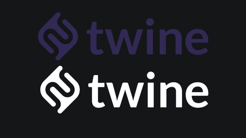 black version of twine logo and purple version of twine logo