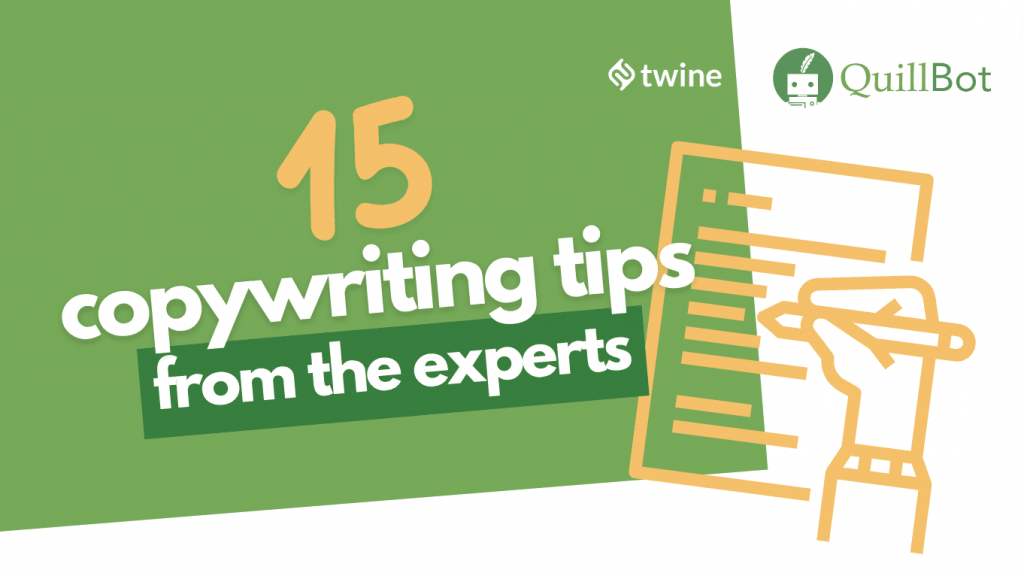 15 copywriting tips from the experts twine thumbnail