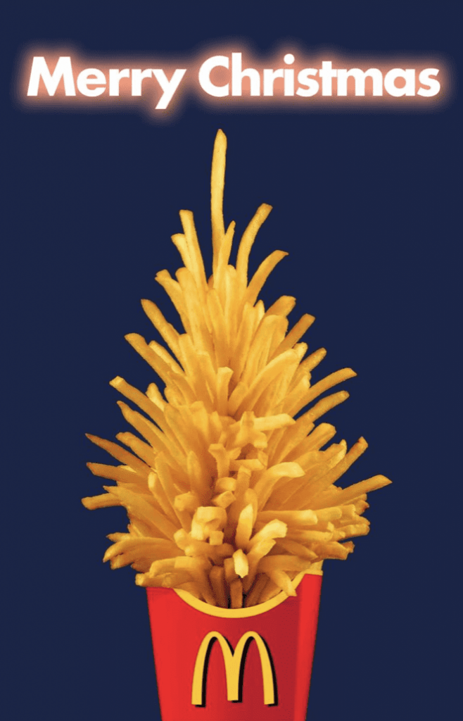 McDonalds Christmas tree