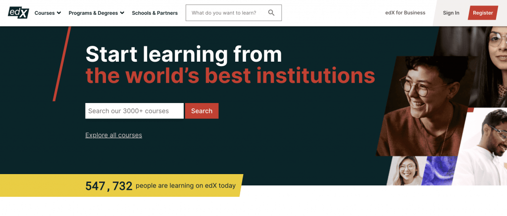 edx.org best pedigree online course platforms